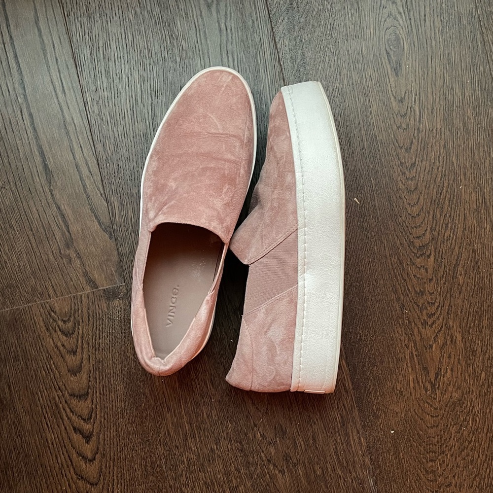 Vince Warren Suede Platform Skate Sneakers, US8.5